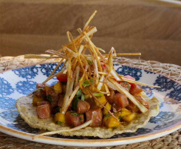 xcaanda tostada de atun